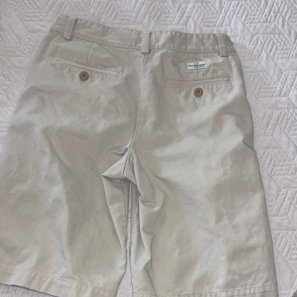 Vineyard Vines Boys sz 12 Khaki Chino Shorts